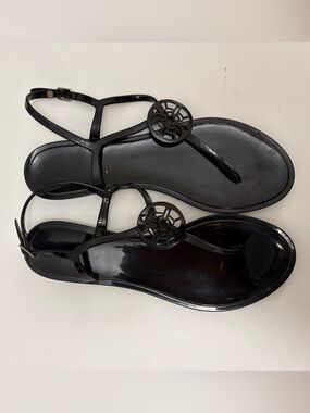 Circus by Sam Edelman Jelly Sandal Black Strappy Sandals